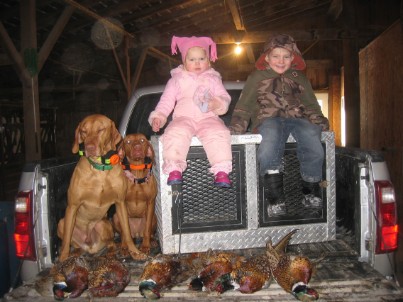 After a pheasant hunt